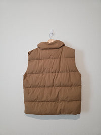 NEW Camel Zip Up Puffer Vest (L)
