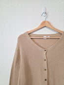 Gap Cotton Ribbed Cardigan Sweater (XXL)