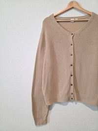 Gap Cotton Ribbed Cardigan Sweater (XXL)
