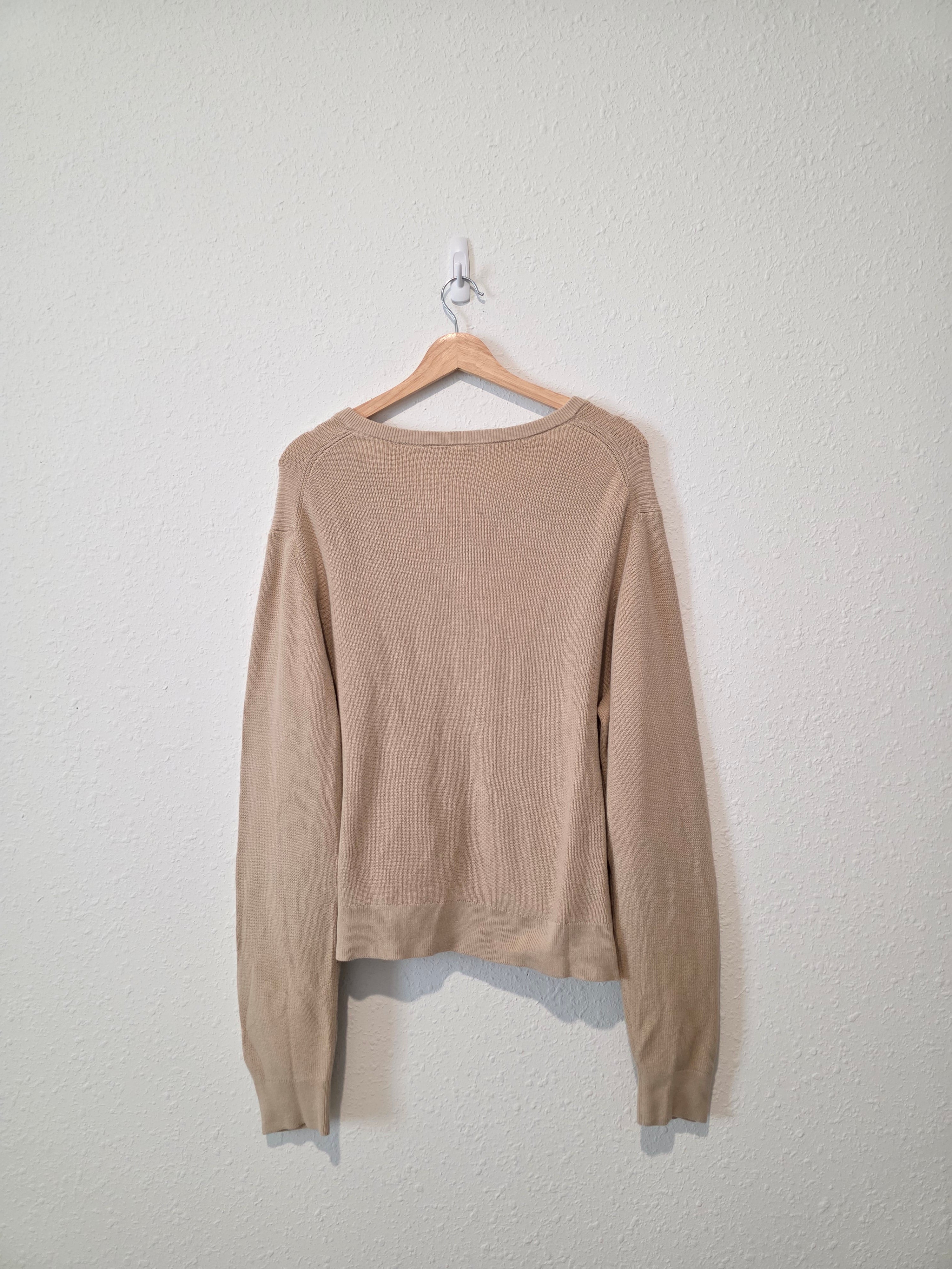 Gap Cotton Ribbed Cardigan Sweater (XXL)