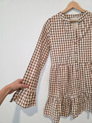 Loveriche Gingham Mini Dress (S)