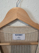 Cotton Linen Cardigan Sweater (M)