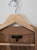 Quince Oversized Cable Knit Cardigan (S)