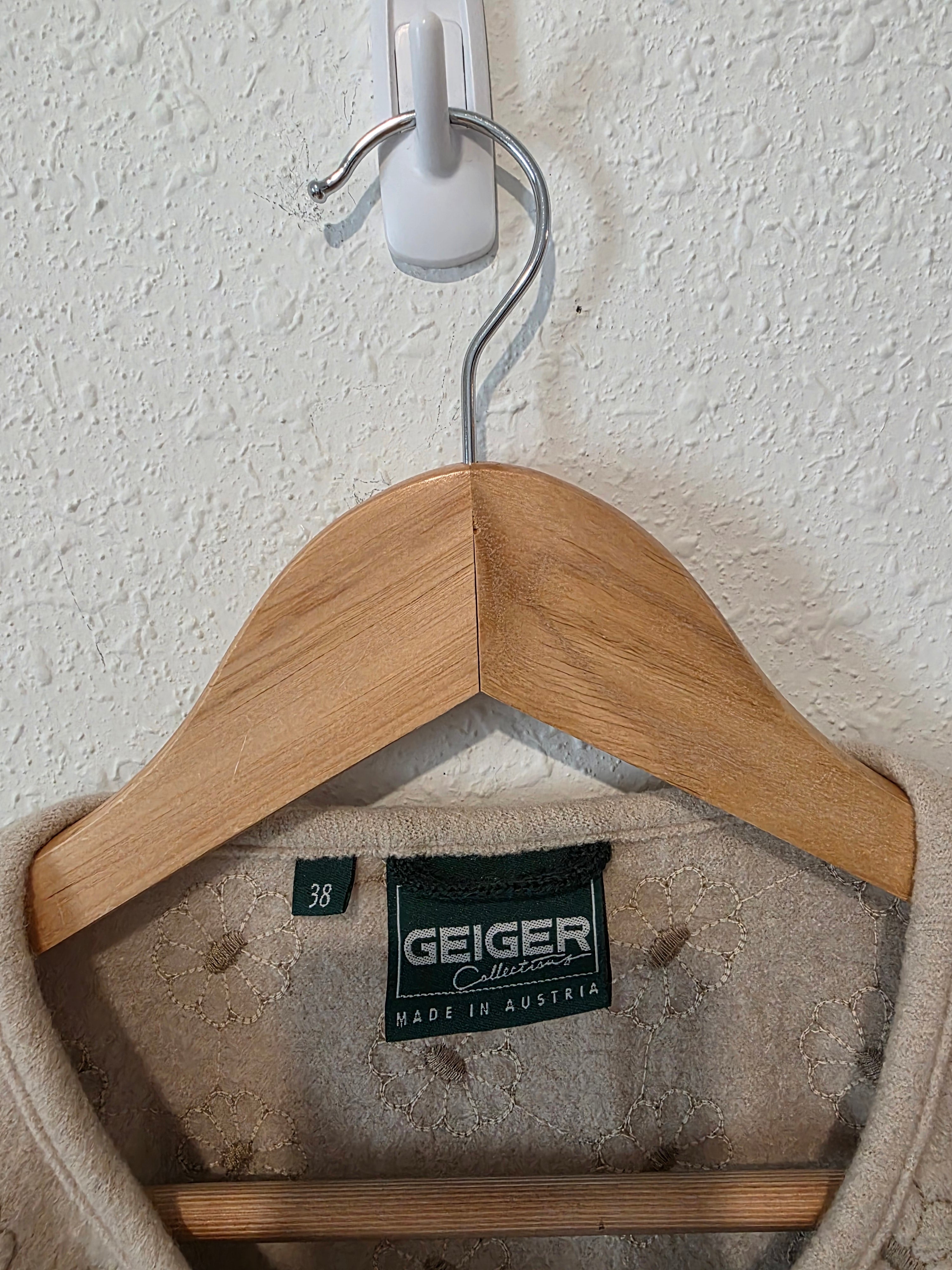 Vintage Floral Wool Jacket (S)