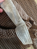 Abercrombie Brown Crochet Sweater (S)