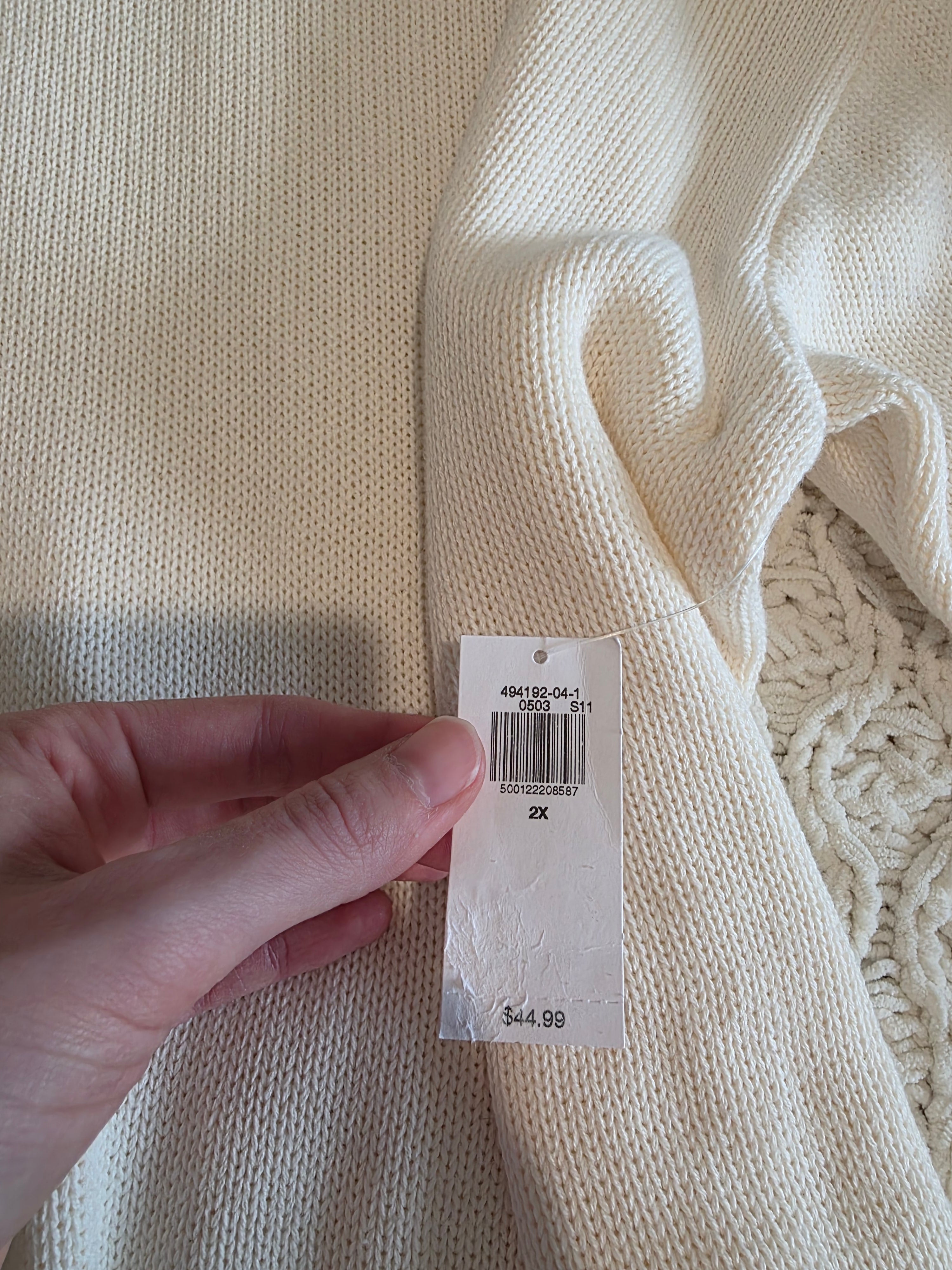 NEW Cotton Turtleneck Sweater (2X)