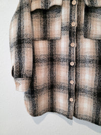 Altar'd State Oversized Plaid Coat (S)