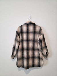 Altar'd State Oversized Plaid Coat (S)