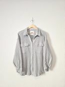 Aerie Oversized Waffle Shirt Jacket (S)