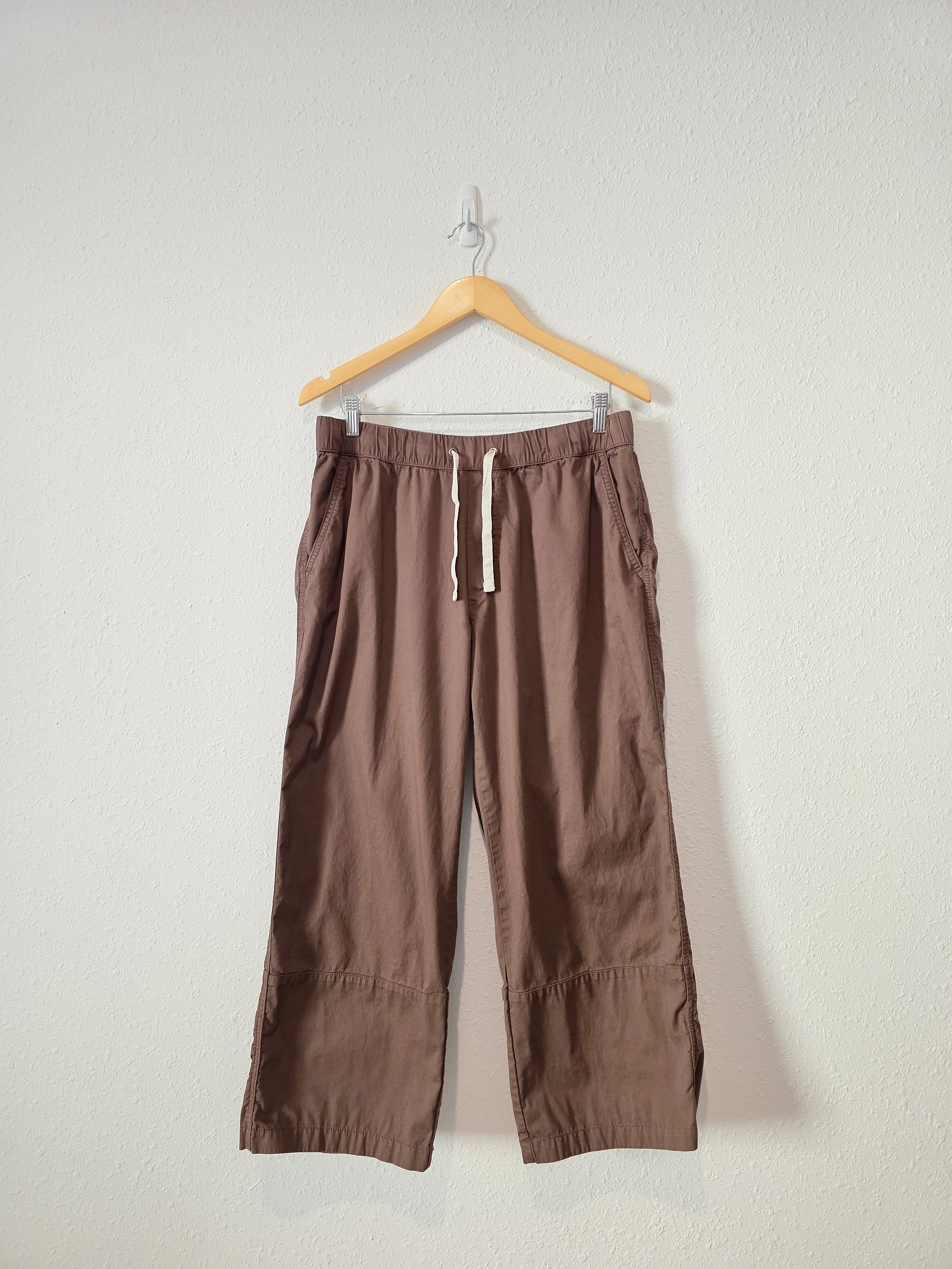 Pact Brown Wide Leg Pants (L)