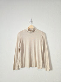 Banana Republic Oat Turtleneck Top (S)