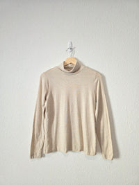 Banana Republic Oat Turtleneck Top (S)
