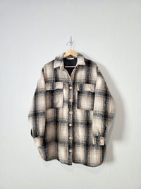 Altar'd State Oversized Plaid Coat (S)