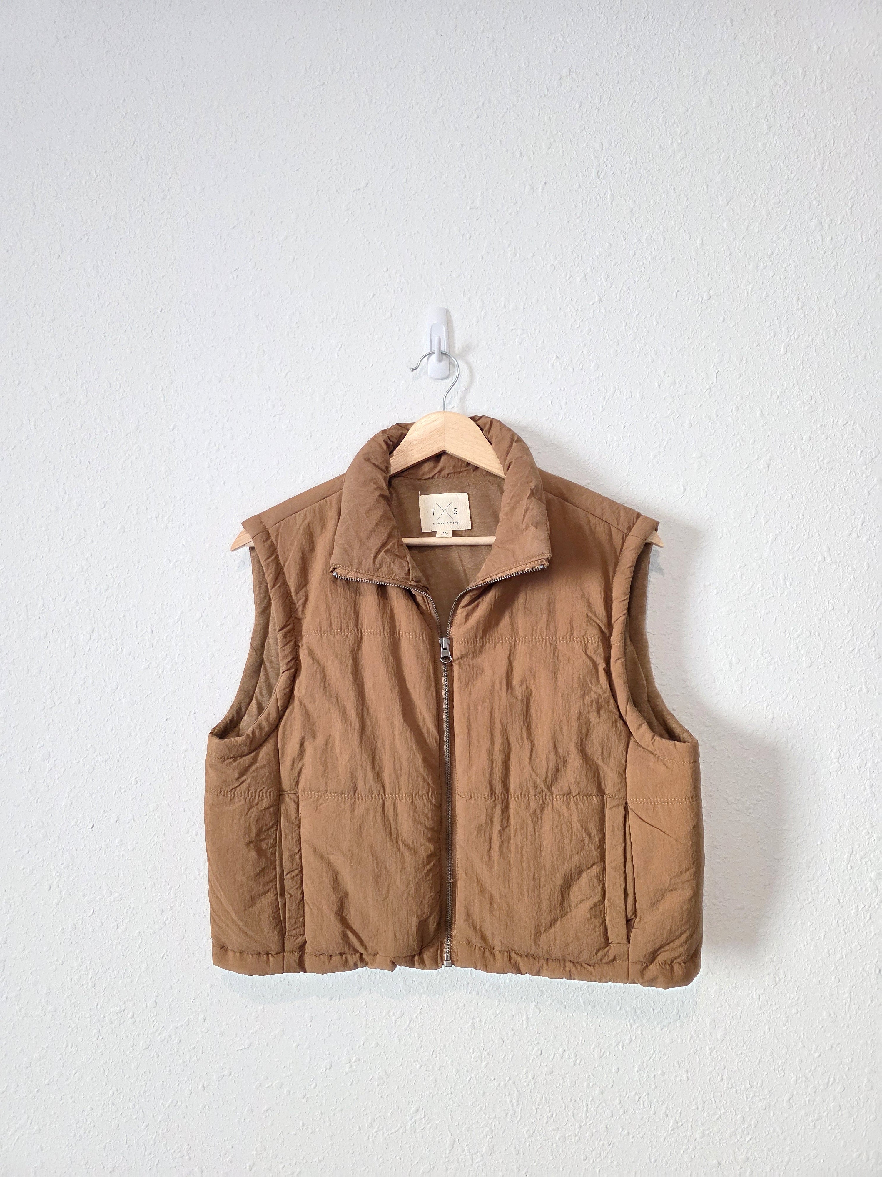 Brown Cropped Vest (M)
