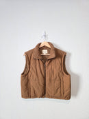 Brown Cropped Vest (M)