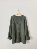 NEW LL Bean Chunky Fisherman Sweater (XL)