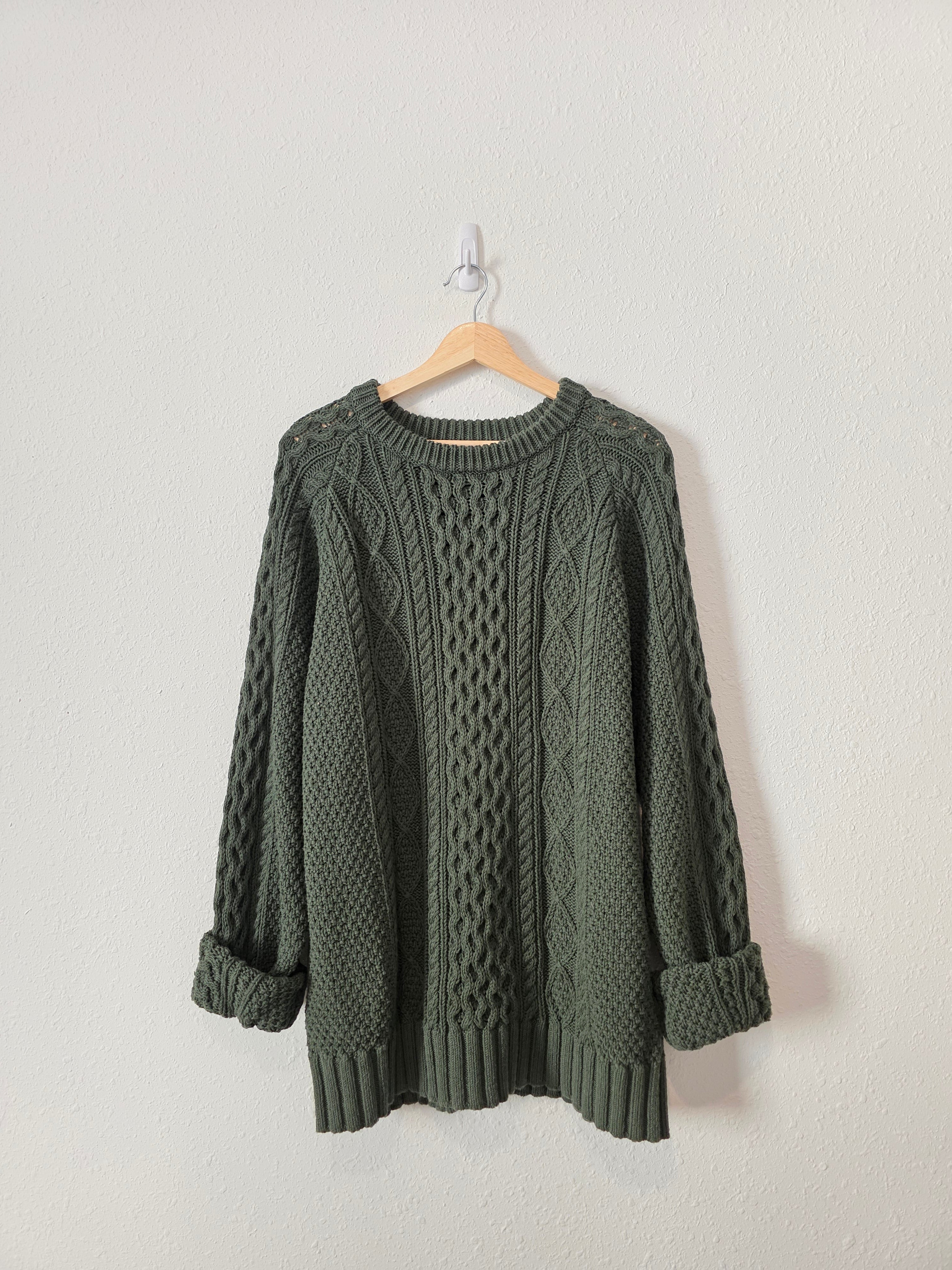NEW LL Bean Chunky Fisherman Sweater (XL)