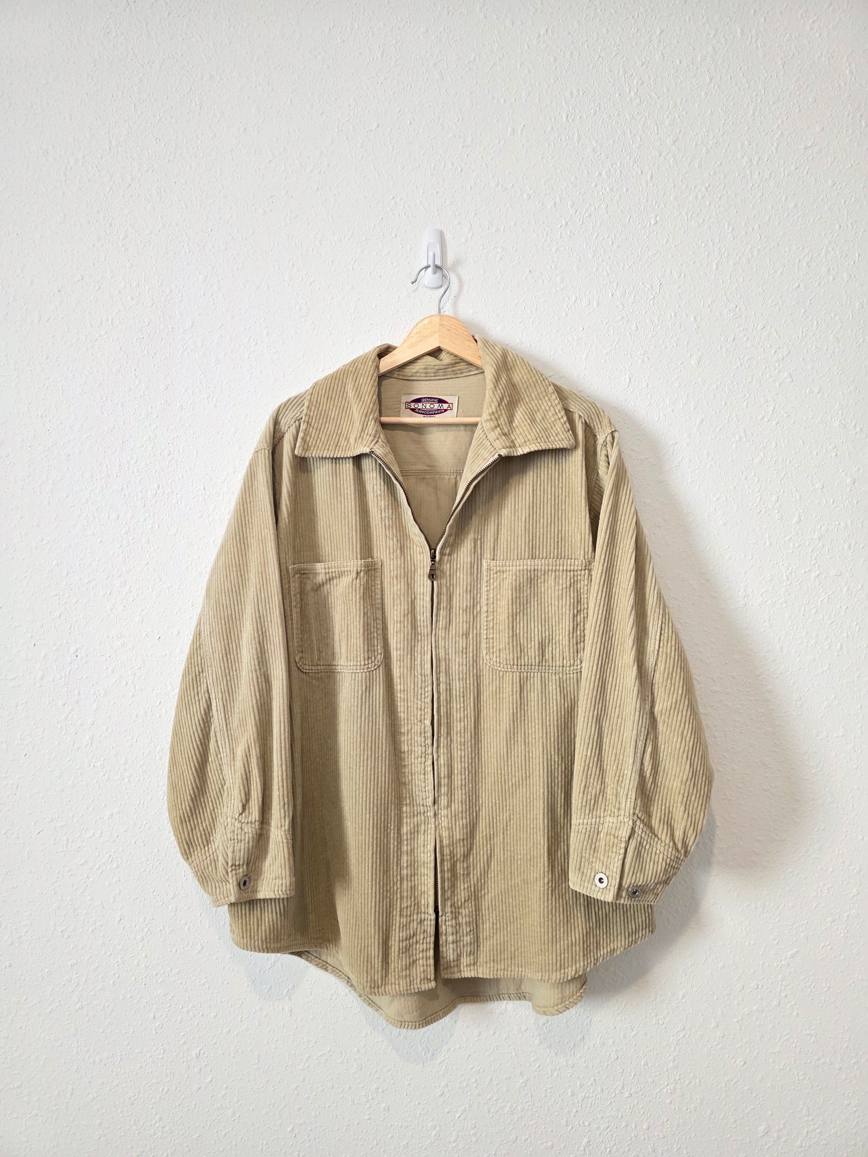 Vintage Corduroy Zip Up Jacket (XL/XXL)