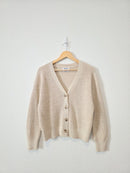 Cotton Linen Cardigan Sweater (M)