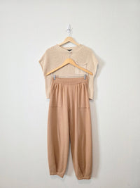 Neutral Ribbed Cotton Set (M)