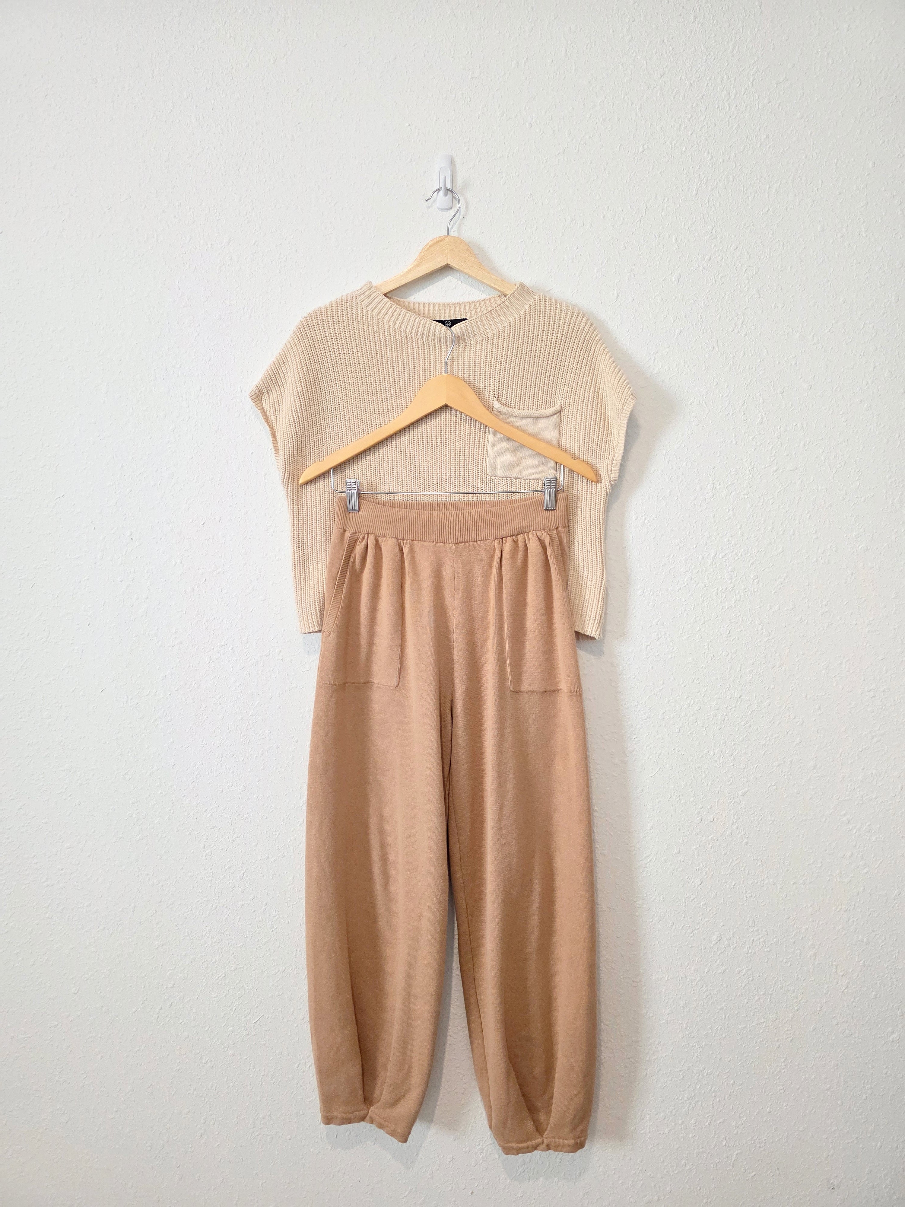 Neutral Ribbed Cotton Set (M)