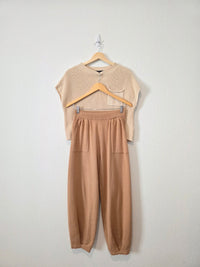 Neutral Ribbed Cotton Set (M)