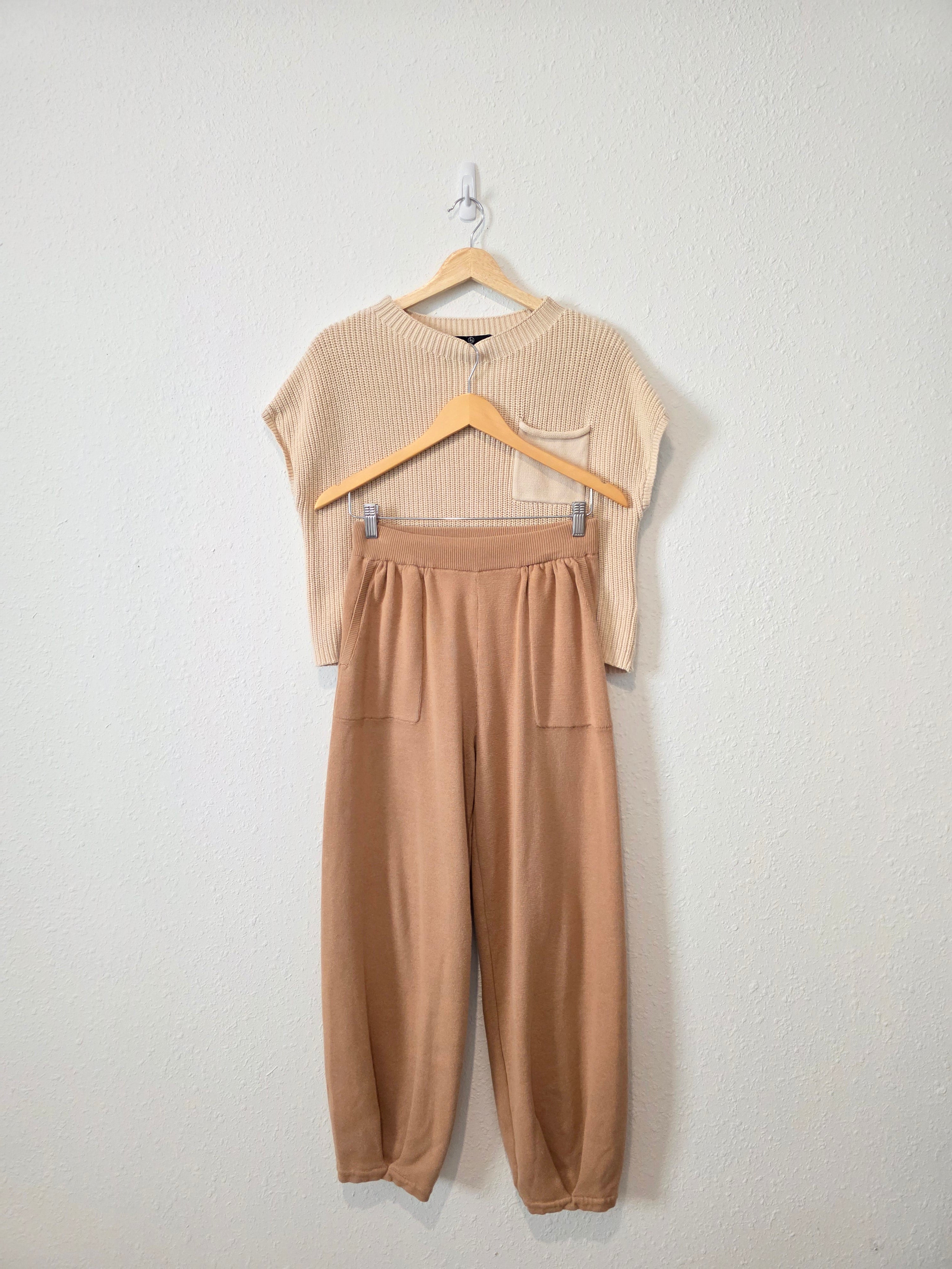 Neutral Ribbed Cotton Set (M)