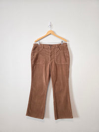 Quince Warm Brown Corduroy Pants (16)