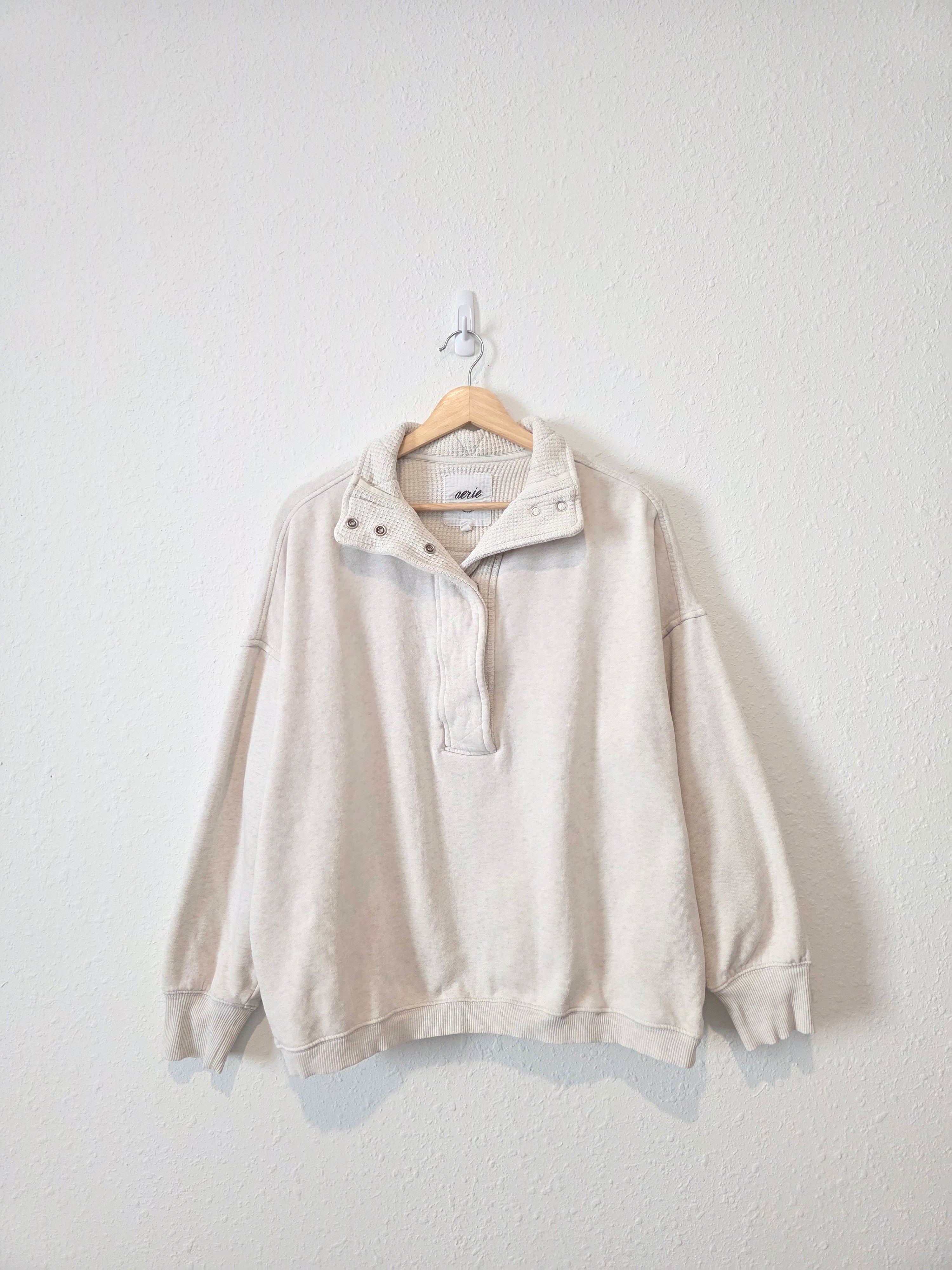 Aerie Oat Oversized Sweatshirt (S)