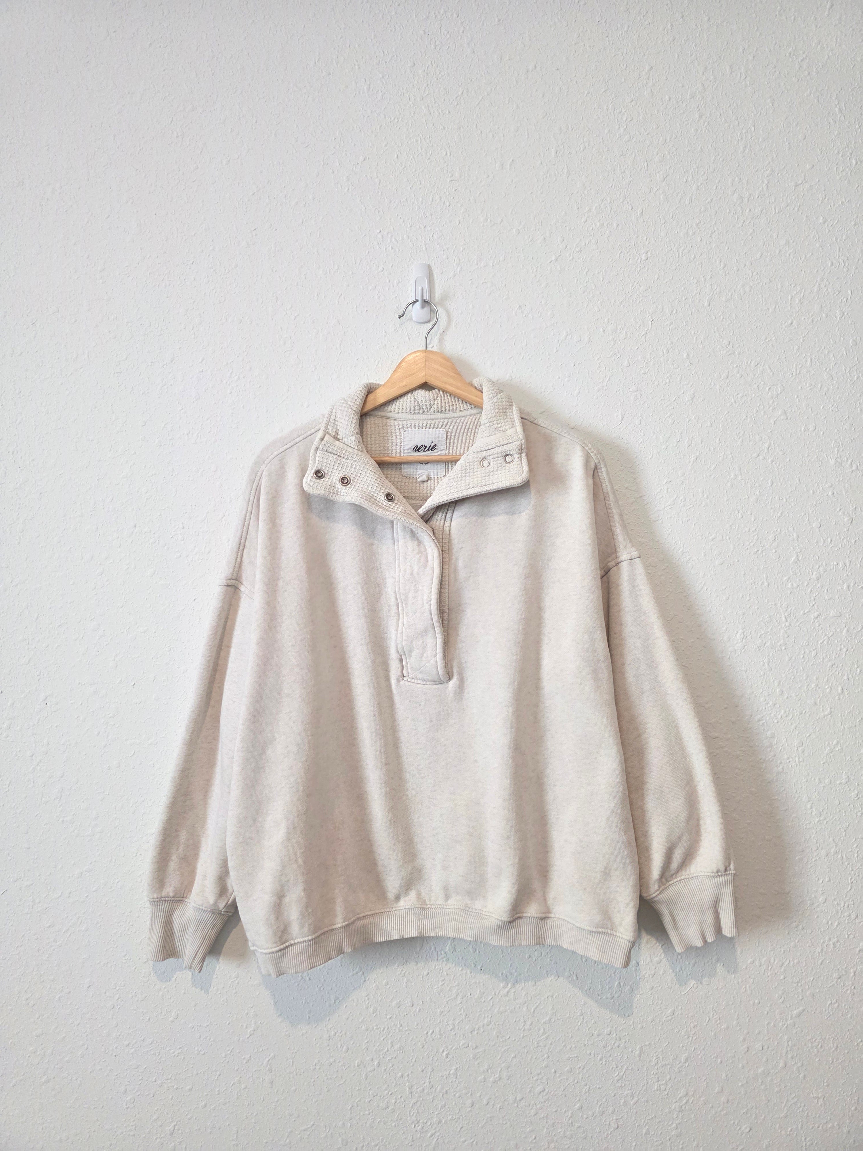 Aerie Oat Oversized Sweatshirt (S)