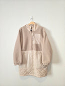 Lands End Sherpa Quilted Jacket (1X)