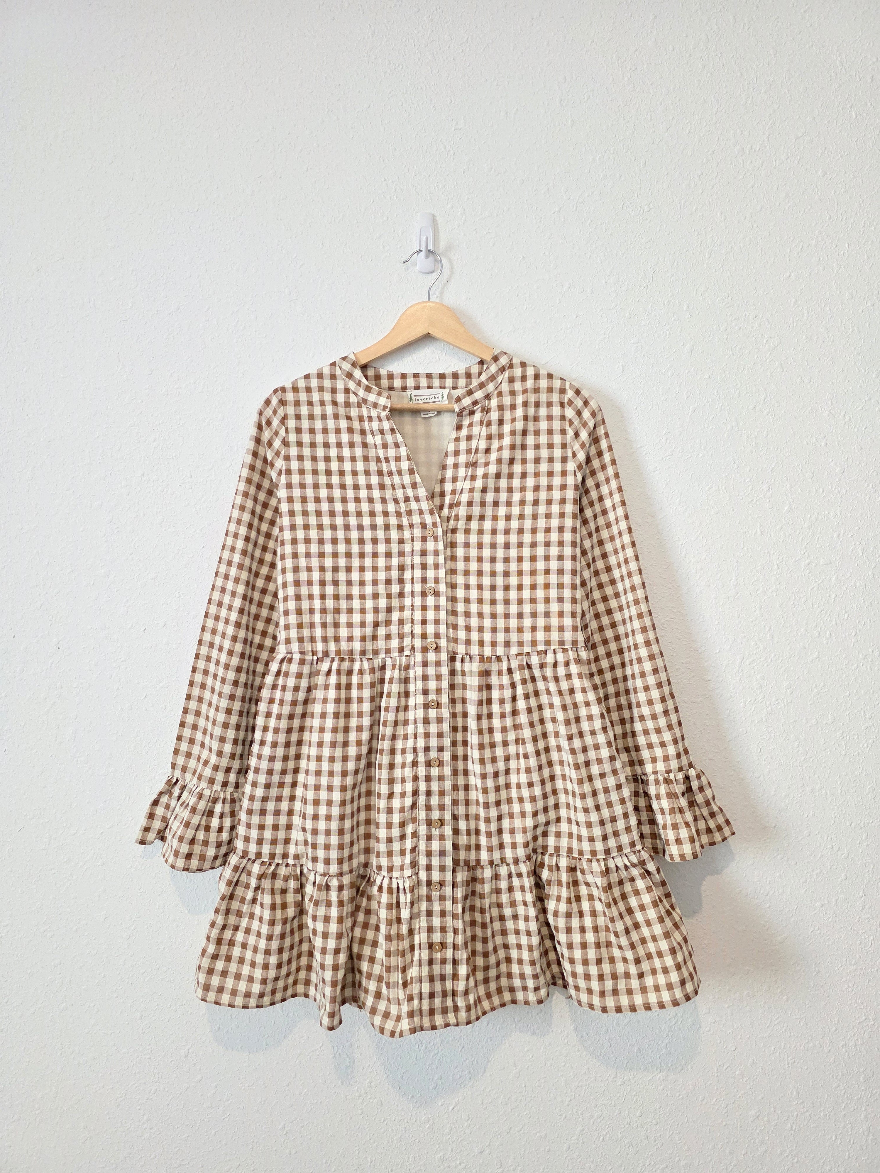Loveriche Gingham Mini Dress (S)