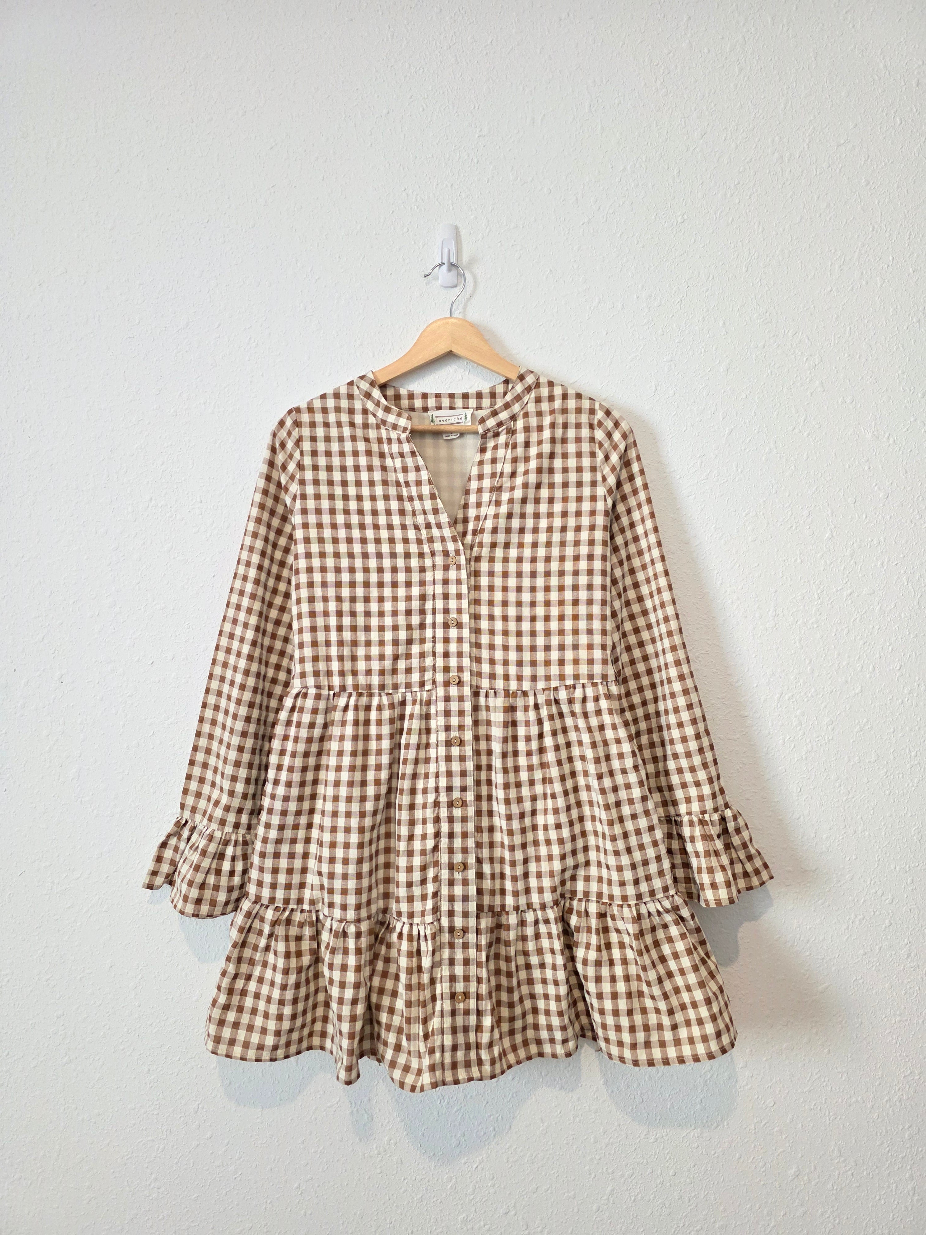 Loveriche Gingham Mini Dress (S)