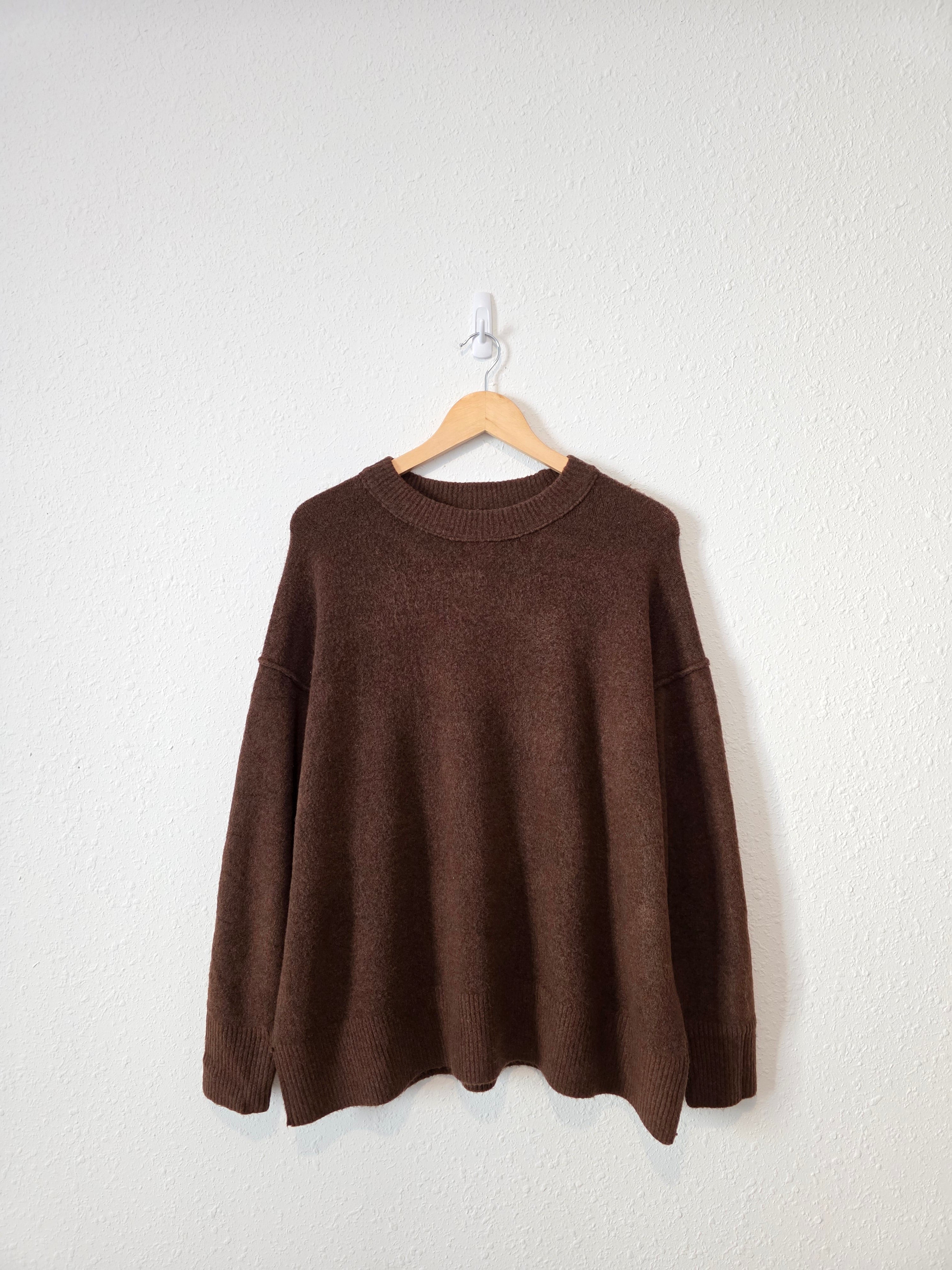 Aerie Brown Cozy Sweater (M)
