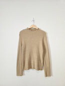 Mystree Ruffle Mockneck Sweater (L)
