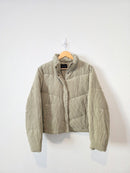 Sage Corduroy Puffer Jacket (L)