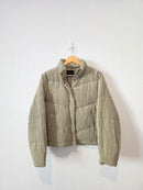 Sage Corduroy Puffer Jacket (L)