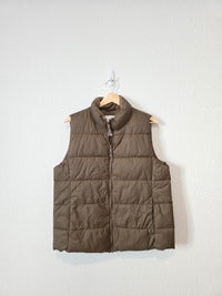 Gap Brown Puffer Vest (L)