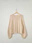 Z Supply Neutral Checkered Sweater (XL)