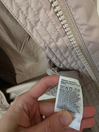 Long Zip Up Puffer Vest (XL)