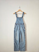 Aerie Light Wash Denim Overalls (XS)