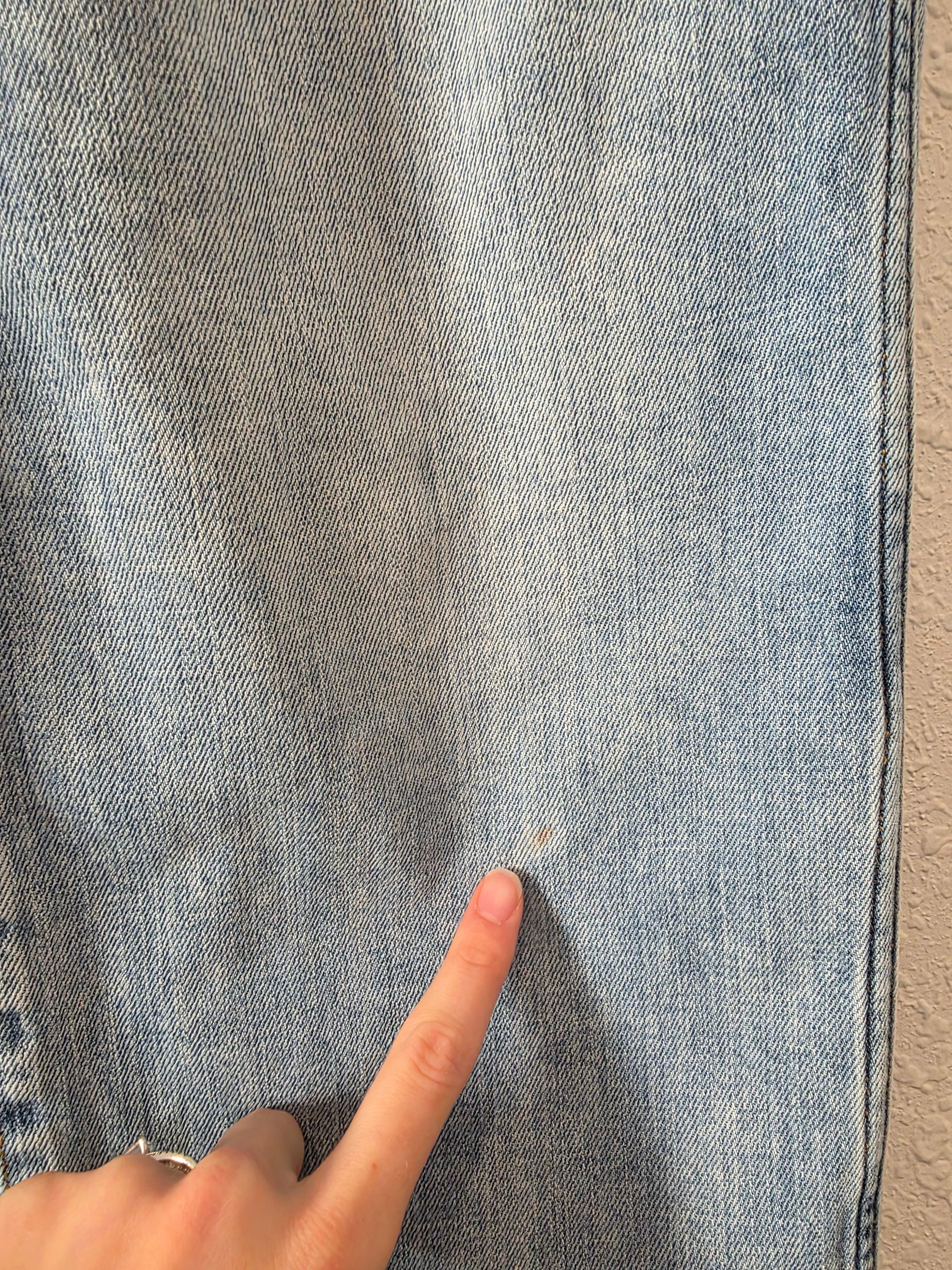 Aerie Light Wash Denim Overalls (XS)