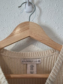 Cream Boxy Knit Top (M)