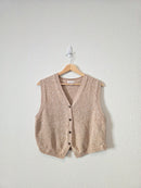 Vintage Neutral Sweater Vest (L)