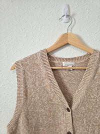 Vintage Neutral Sweater Vest (L)
