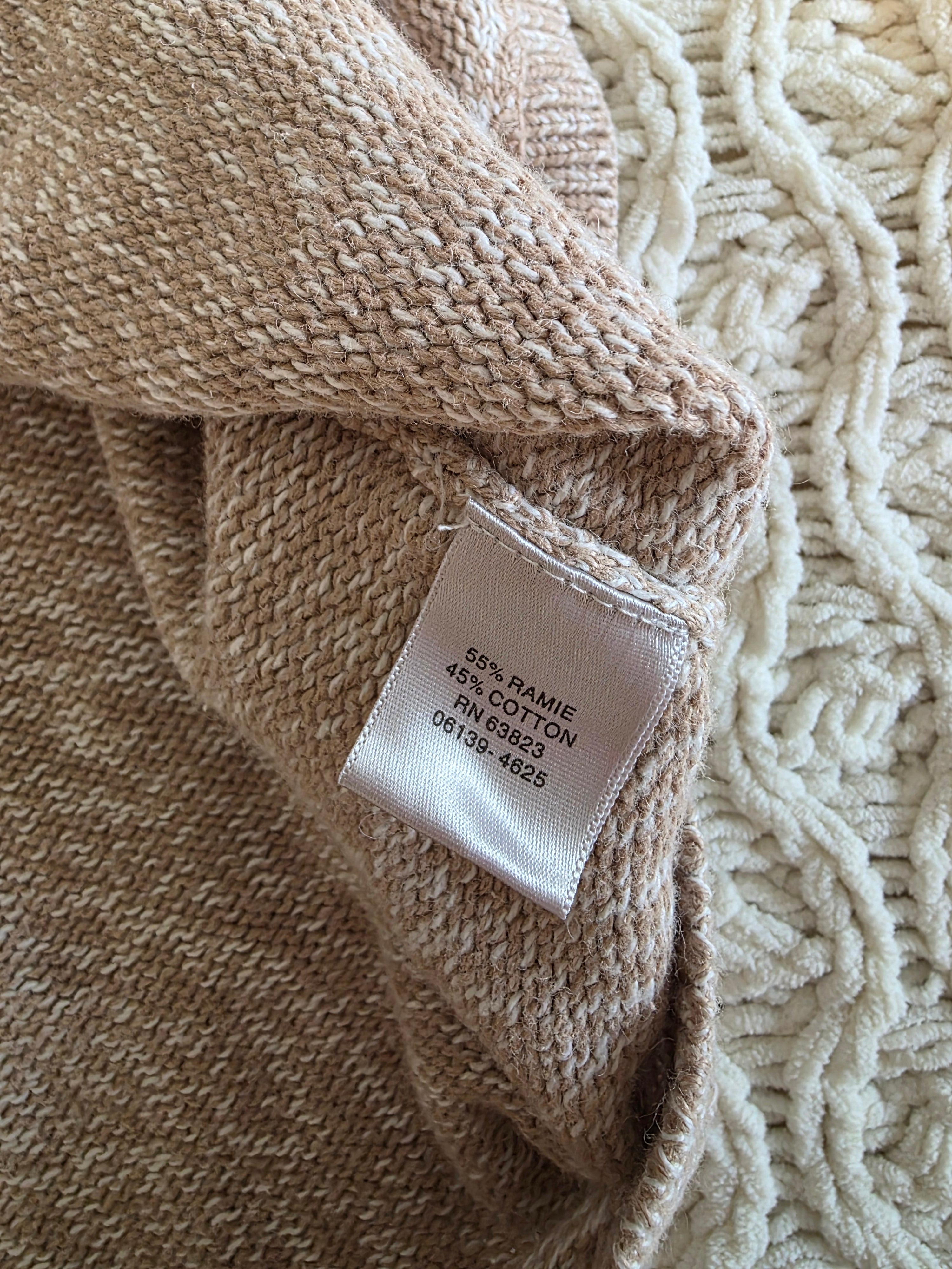 Vintage Neutral Sweater Vest (L)