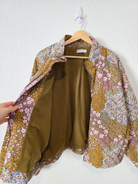 NEW Floral Quilted Jacket (XXL)