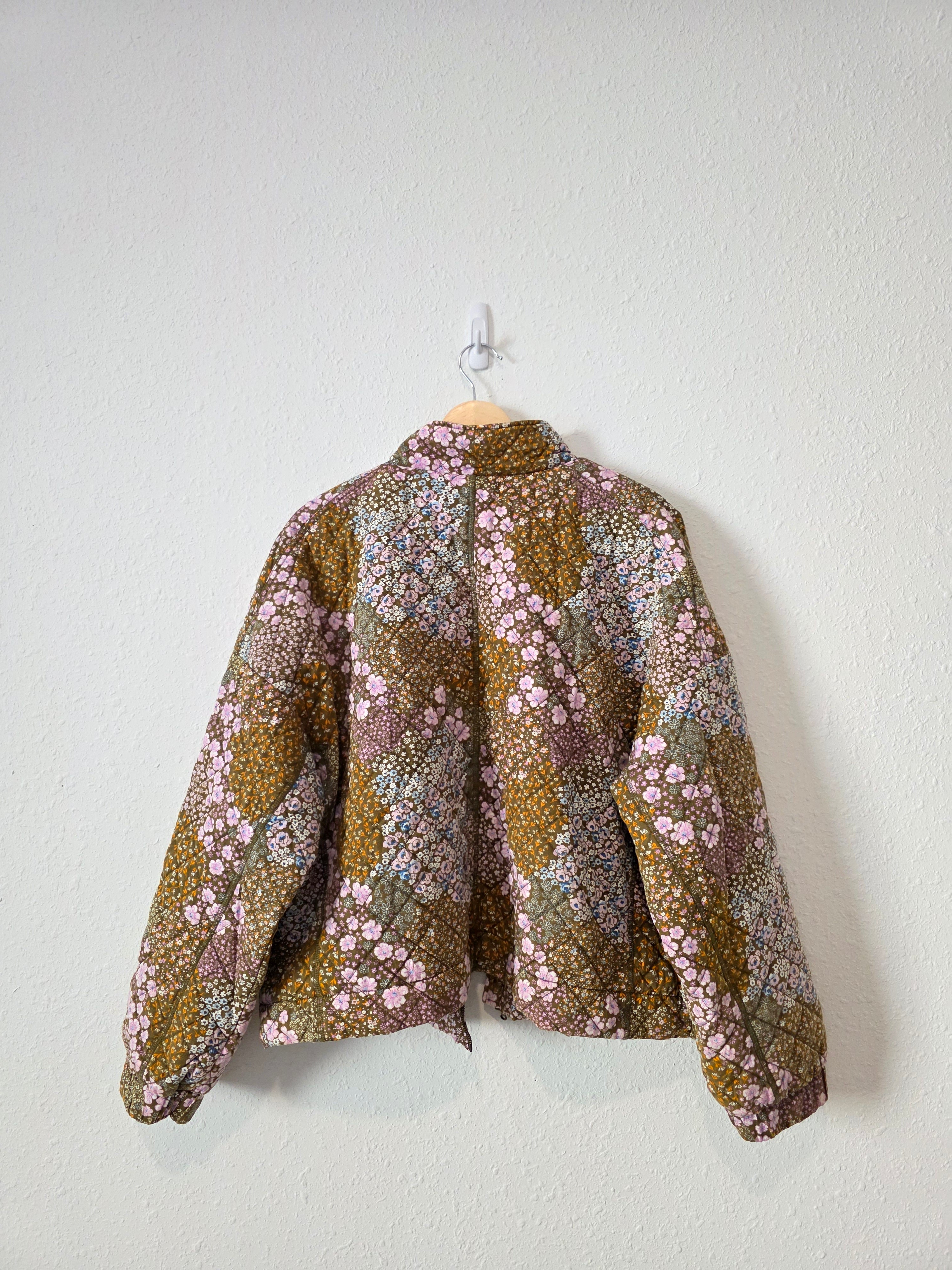 NEW Floral Quilted Jacket (XXL)