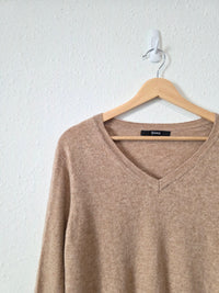 Quince Cashmere V Neck Sweater (XL)