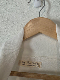 Free People White Mockneck Tunic (L)